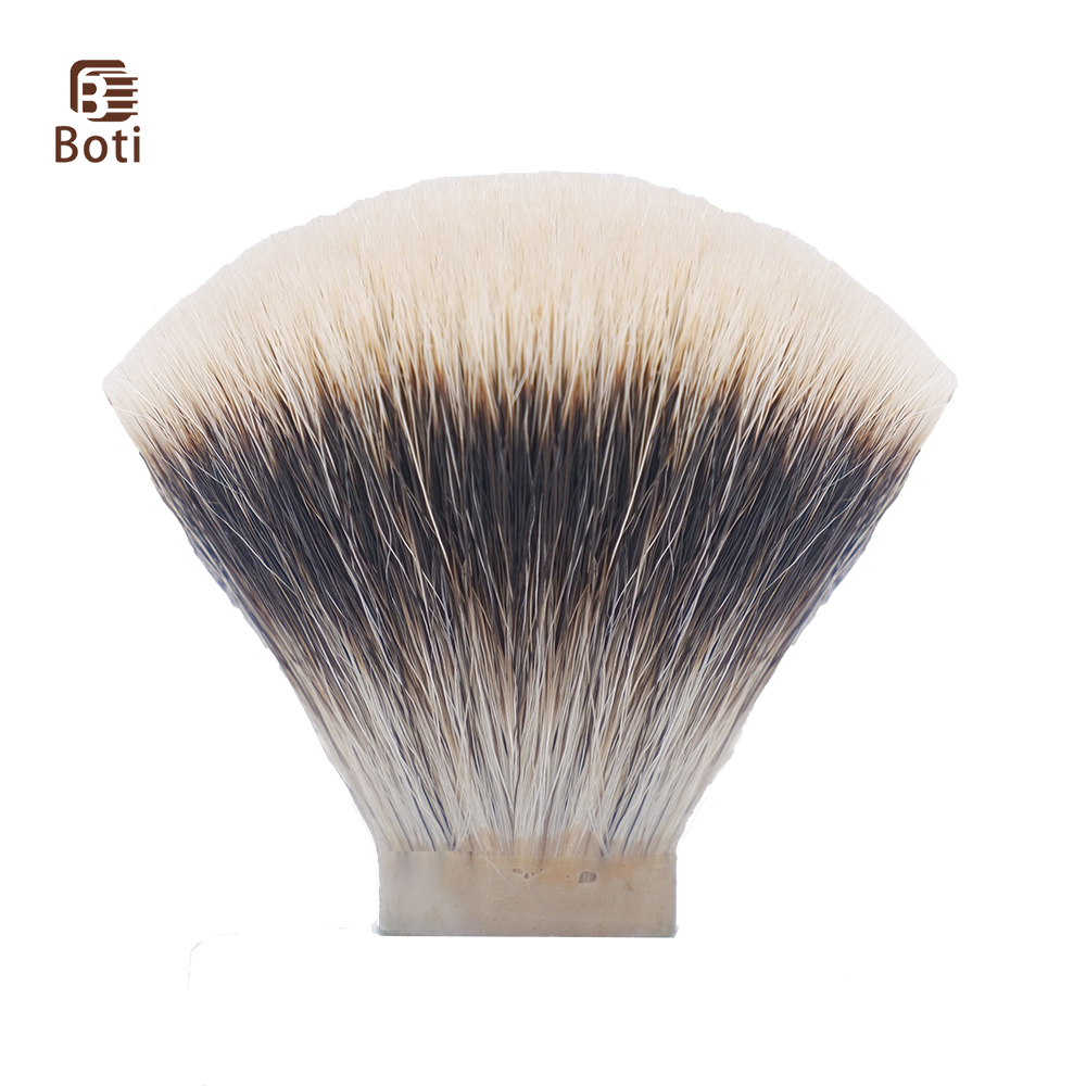 Boti Brush-SHD キャプテン 最高級 3 バンド アナグマの毛シェービング ブラシ ノット 扇形 メンズ ひげクリーニング