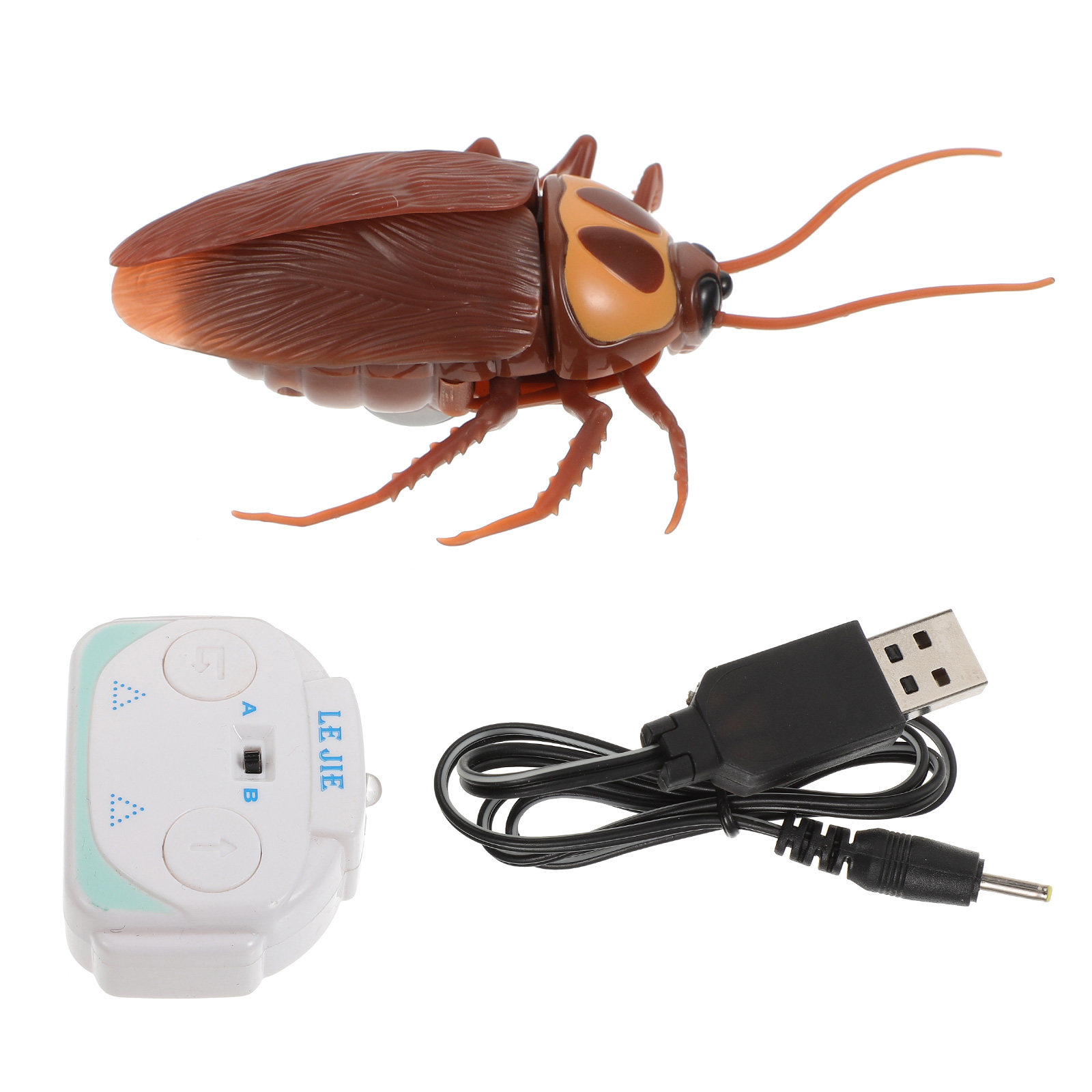 1 セットリモコン電気シミュレーションゴキブリ動物トリック怖いいたずら小道具フェスティバルゲームシミュレーション動物のおもちゃ