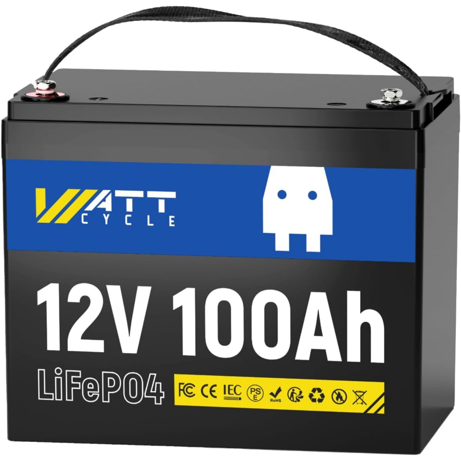 LiFePO4 リチウム電池 - BCI グループ 24、15000 サイクル、内蔵 100A BMS、低温保護、カスタマイズ