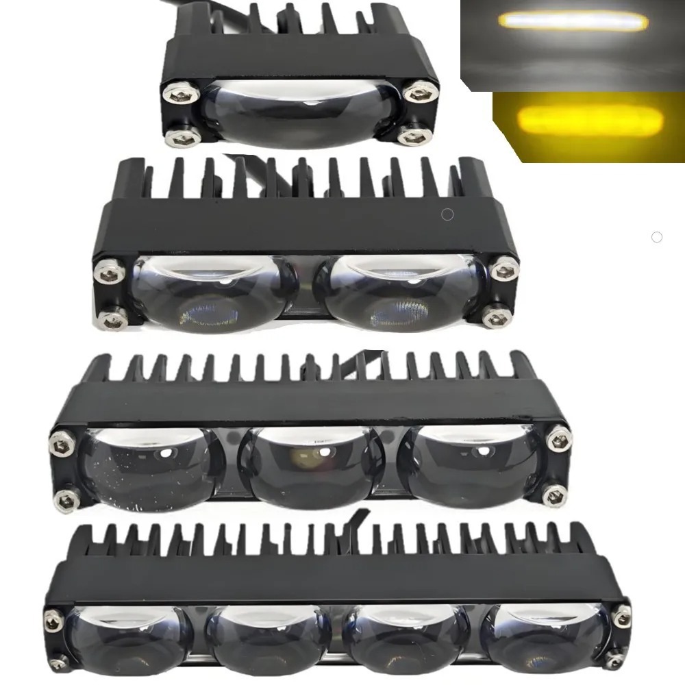 LED ヘッドライトバンパーフォグランププロジェクターレンズ車グリルライト作業灯ミニドライビングライト補助ライトオフロード用