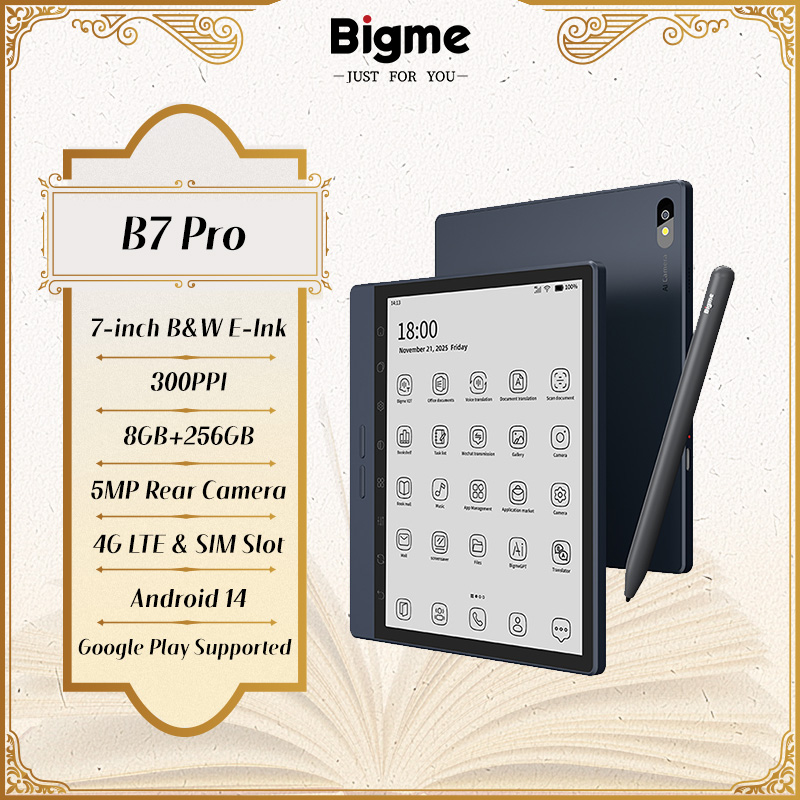 Bigme 7 インチ E インク ブラック