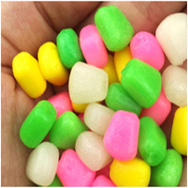 人工ソフトコーンルアーフローティングフィッシングアクセサリー甘い風味ポップアップ湖や川用
