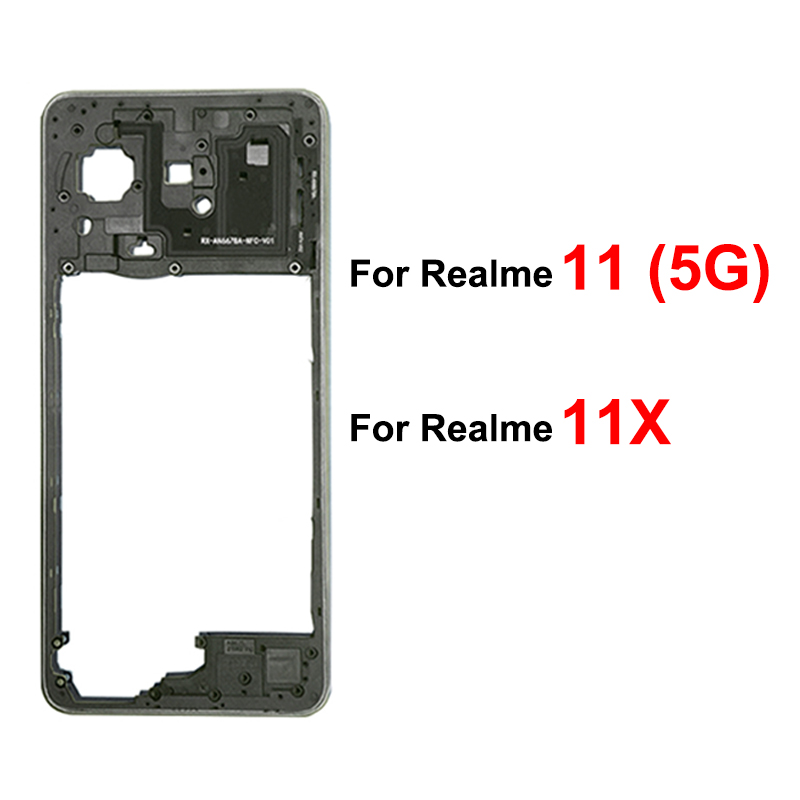 ミドルフレーム Realme 11 11X 5 グラム RMX3751 RMX3780 ミドルハウジングカバーホルダーベゼル交換修理部品