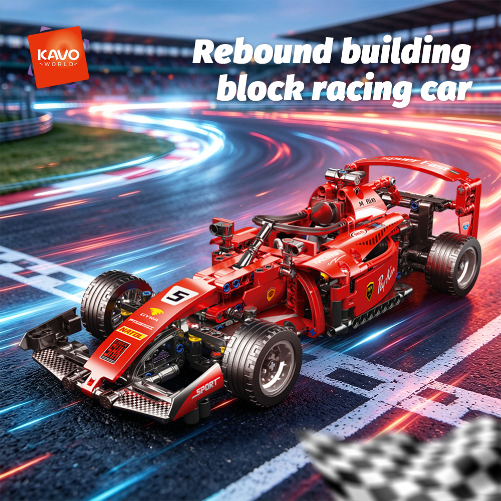ToylinX RC レースカービルディングセットビルディングブロック車クールグッズモデルカーキットおもちゃクリスマスギフト