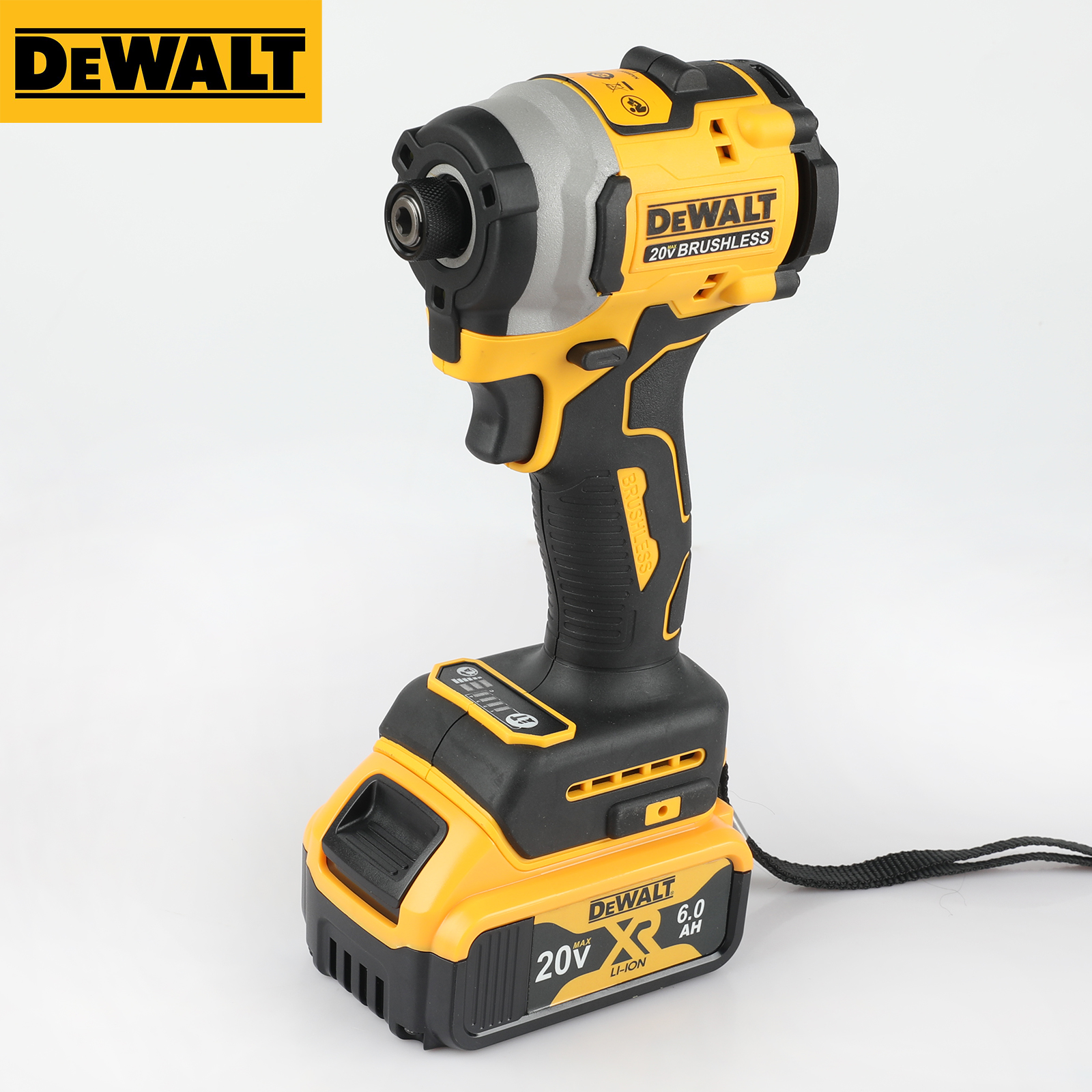 デウォルト 充電式 コードレス 20V 電動ドライバー リチウム電池 電動工具 大トルク裸工具 DCF850