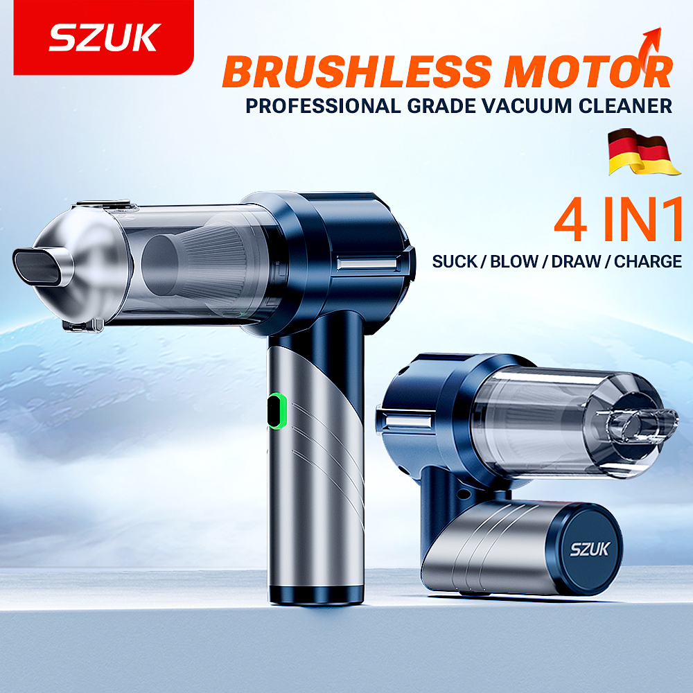 SZUK 新折りたたみ車の掃除機ポータブルハンドヘルドミニ掃除機ワイヤレス強力な吸引クリーナー洗浄機