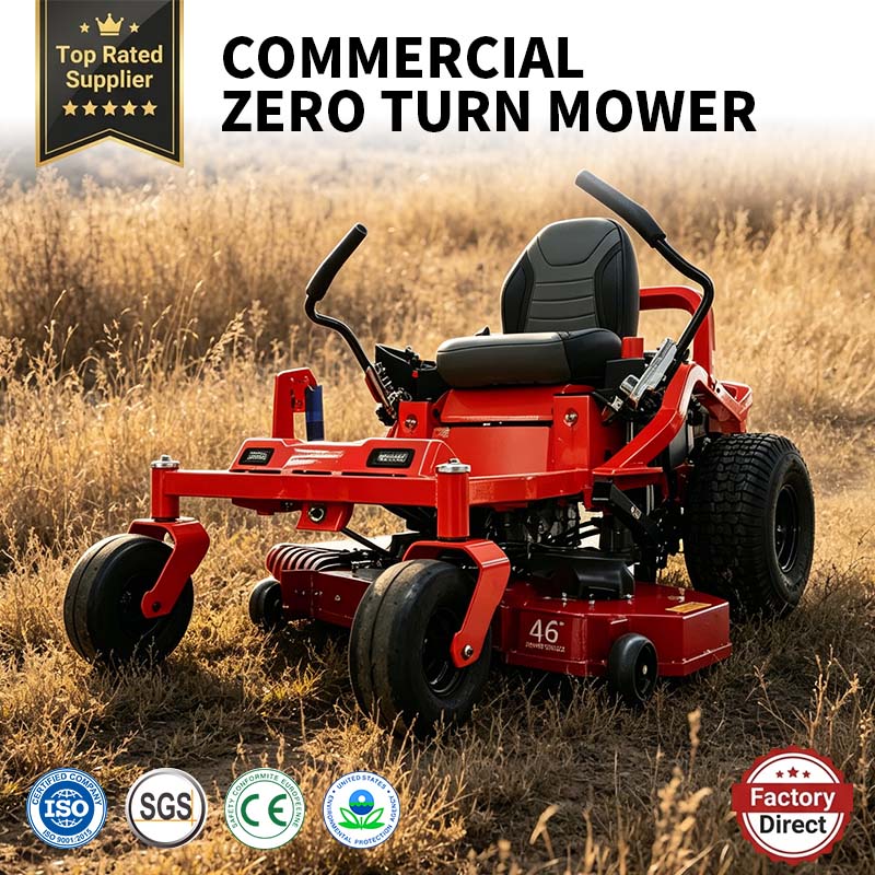 プロの乗馬芝刈り機 15HP ガーデントラクター大面積芝生メンテナンス装置用高効率草カッター