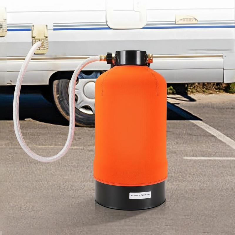 RV 軟水器、16,000 グレインポータブル軟水器、3/4 インチ真鍮継手と 42 インチホース付き、RV、トレーラー、ボート、移動式洗車、高圧洗浄用軟化硬水フィルターシステム