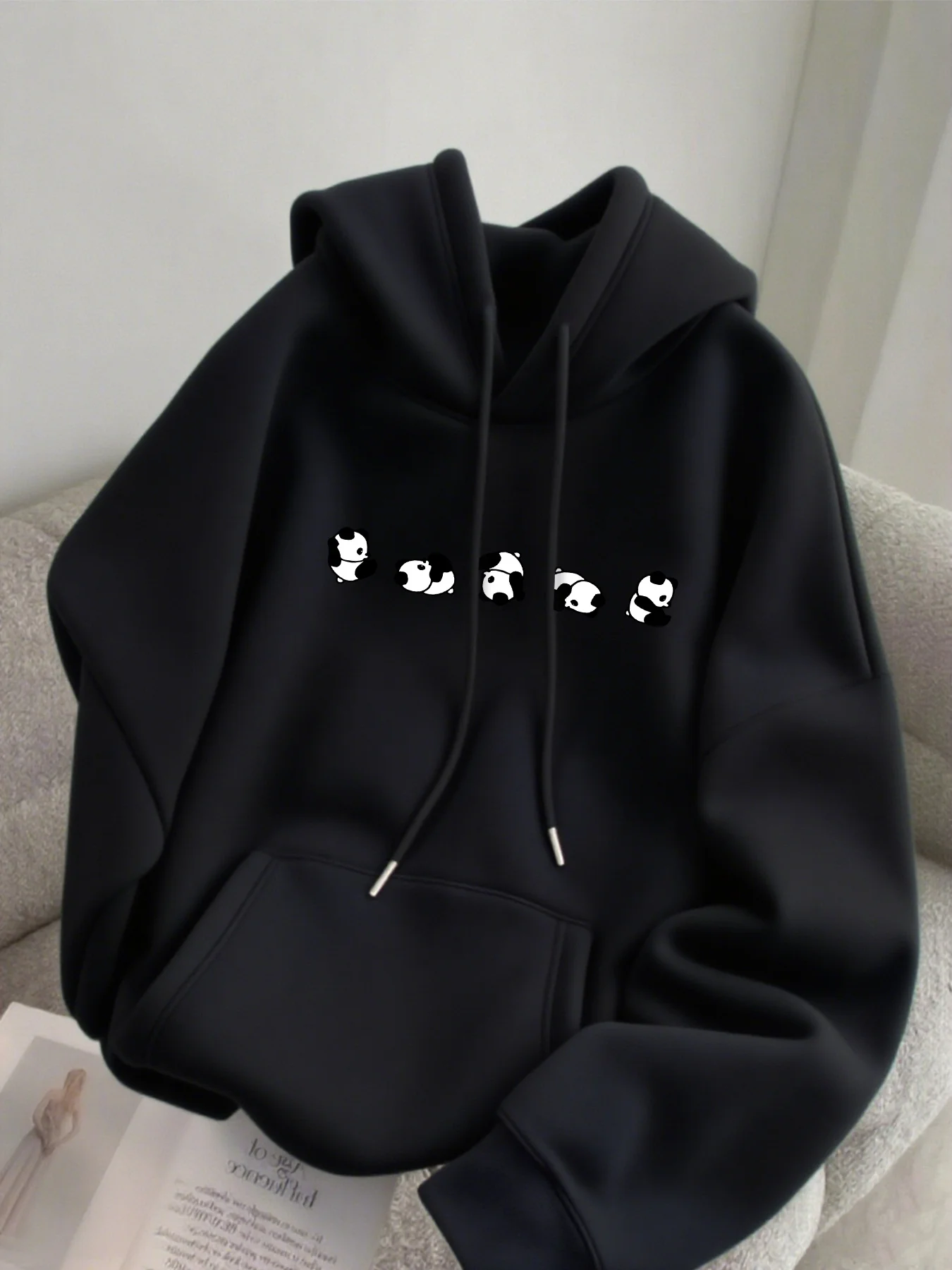 秋と冬のぬいぐるみパーカーかわいいパンダ多用途スポーツとレジャー快適なメンズとレディースの服