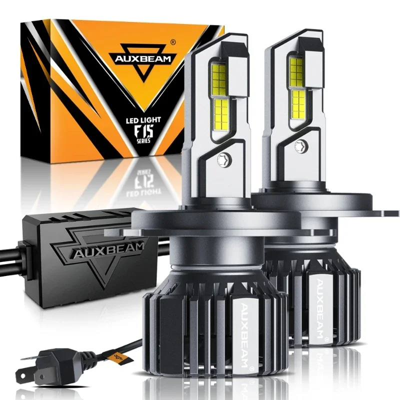 AUXBEAM 20000LM 6500K 90 ワット LED ヘッドライト電球 F15 シリーズ Canbus H4 H7 H11 9005 9006 9007 LED 車の電球