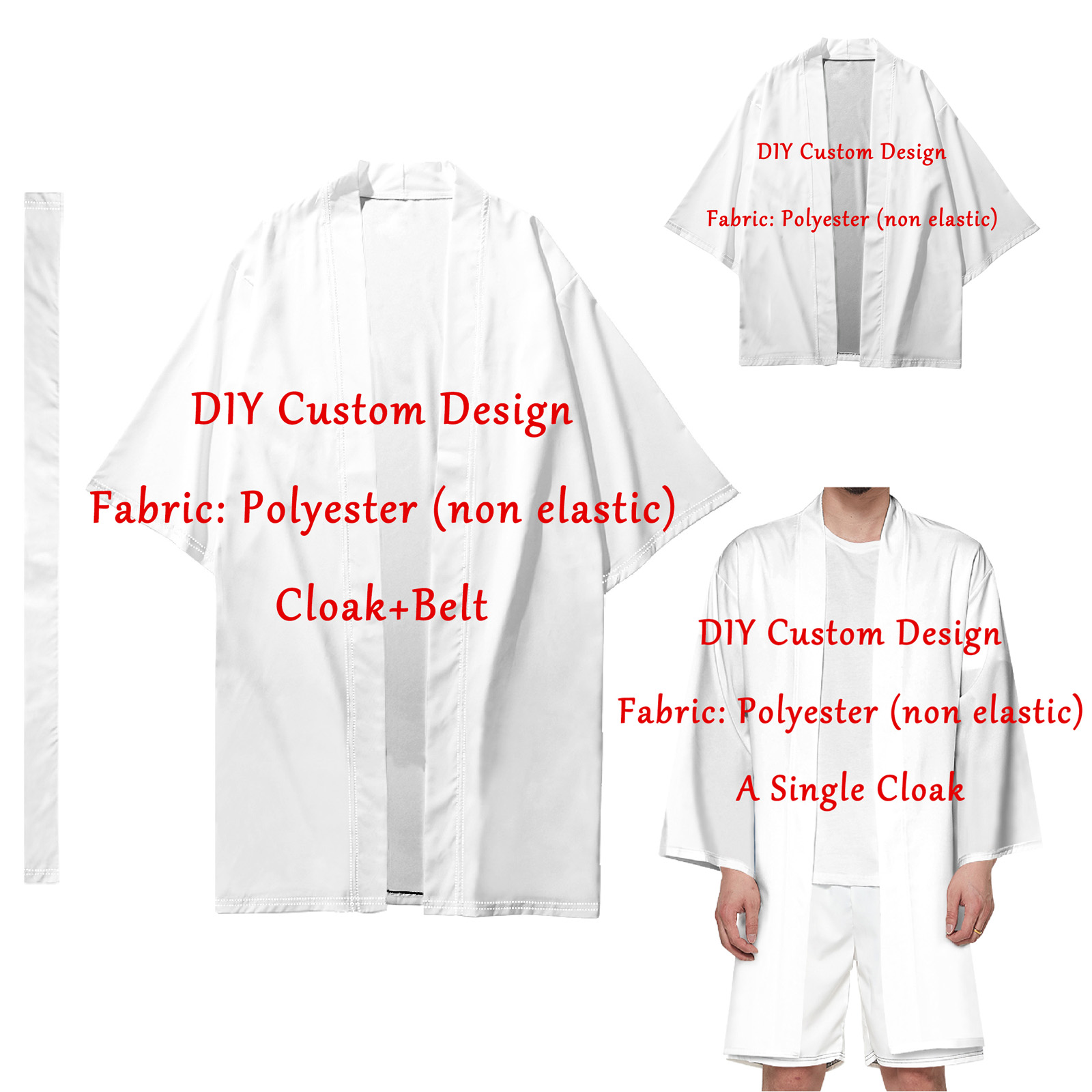 夏のメンズロング着物アニメコスプレ道場マント無料カスタムパターン DIY 羽織サムライ着物女性日本ビーチ 2023