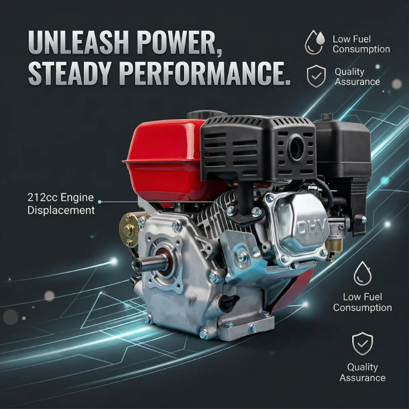 7.5HP 4KW 212CC ハイパワー発電機ゴーカートウォーターポンプ発電機大容量燃料タンク手引きモーター安定したパフォーマンス