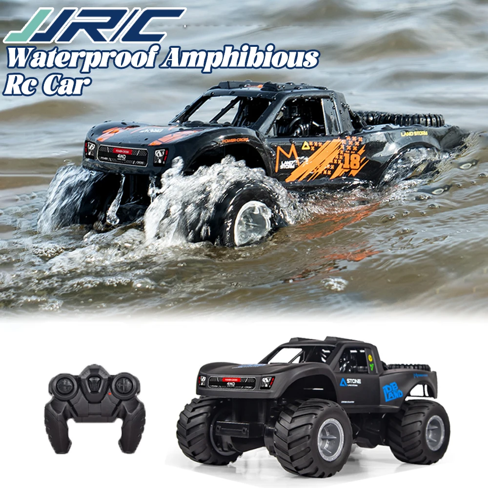 Jjrc Rc カー防水水陸両用 4Wd オフロード車リモートコントロールウォーターランドクローラースタントクライミングトラックのおもちゃ子供のため