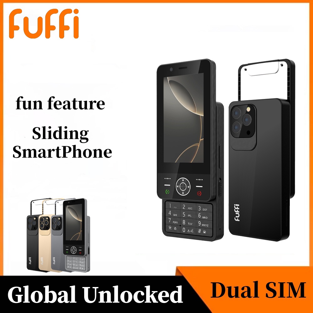 FIFFI S24 プロ スライド ミニ電話 4.0 インチ HD カラフルなスクリーン電話楽しいフィーチャーフォン 4G ネットワークデュアル SIM 学生携帯電話