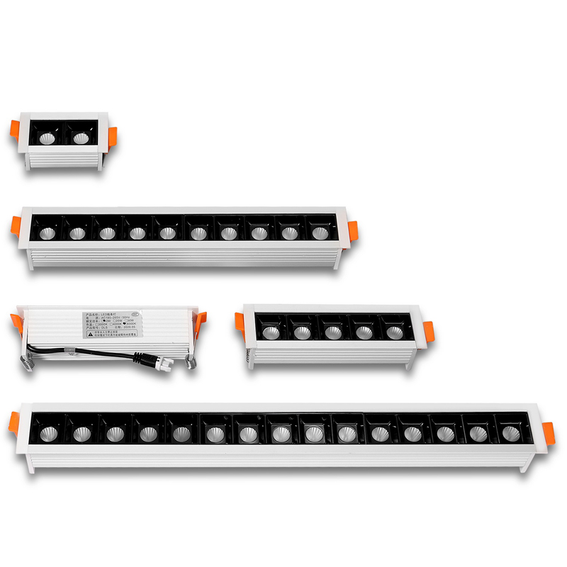 埋め込みクリエイティブ LED ダウンライト 4 ワット 10 ワット 20 ワット 30 ワットライン凹型天井ランプ 110 V 220 V 寝室キッチン屋内 LED スポット照明