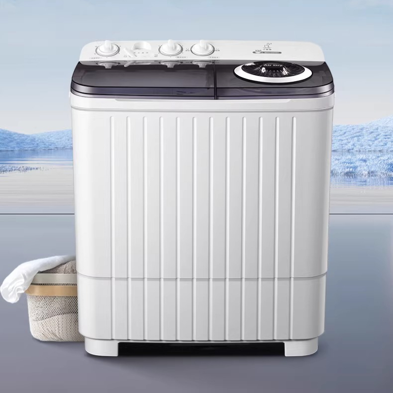 10KG 半自動ツイン浴槽トップロード洗濯機大容量コンパクトホームレンタルミニアパートモデル 892