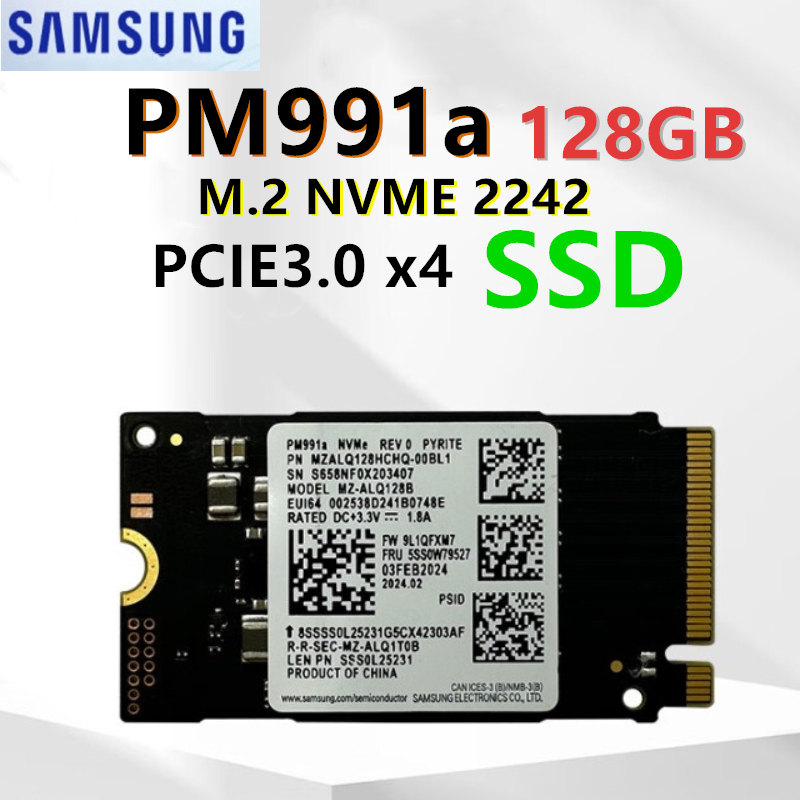 サムスン SSD PM991a 128GB 256GB M.2 NVME 2242 PCIE3.0 x4 / PM9C1a 256GB PCIE4.0 x4