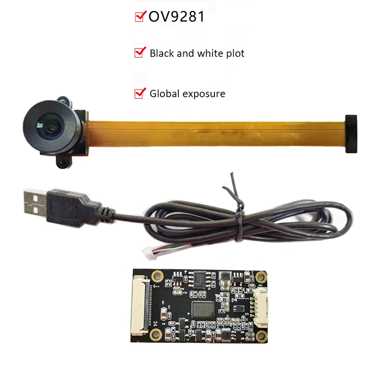 120/220FPS グローバル シャッター OV9281 カメラ モジュール USB ウェブカメラ モノクロ、高フレーム レート アクション キャプチャ Windows Raspberry Pi
