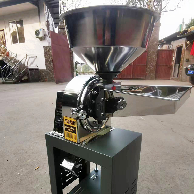 商業 150-250kg/h ドライフードパウダーミラーステンレス鋼ハーブ穀物スパイスパウダーグラインダー高速小麦粉粉末機