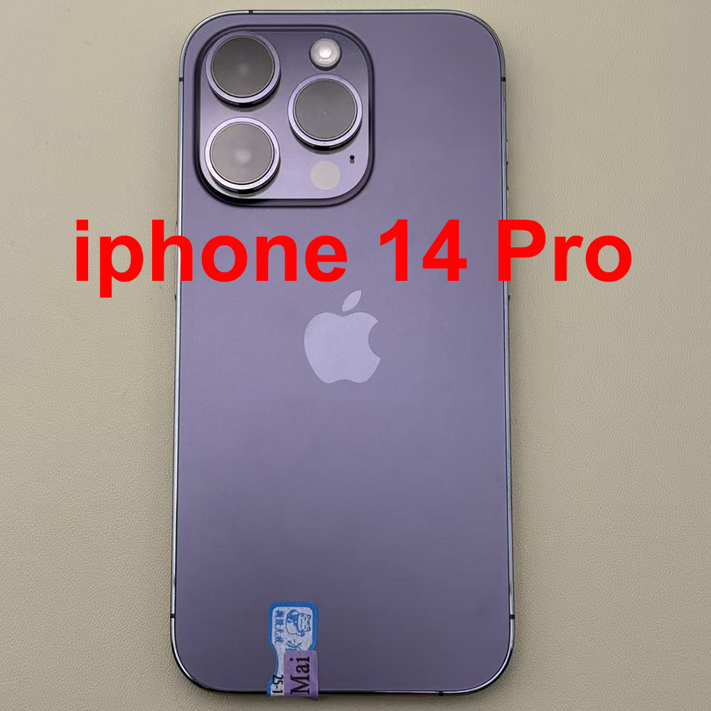 オリジナル iPhone 14 Pro デュアル eSIM 使用携帯電話 6.1 "ROM 128/256G RAM 6GB Super Retina OLED Face ID US バージョン携帯電話