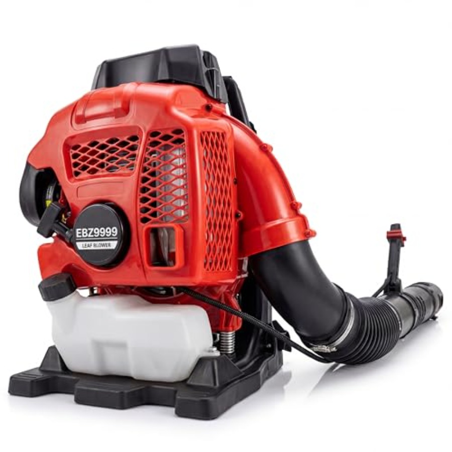 80CC ガスバックパックブロワー 900 CFM 260 MPH ガス駆動リーフブロワー 2 ストロークエンジン付き 高耐久リーフブロワー バックパック Comme 用