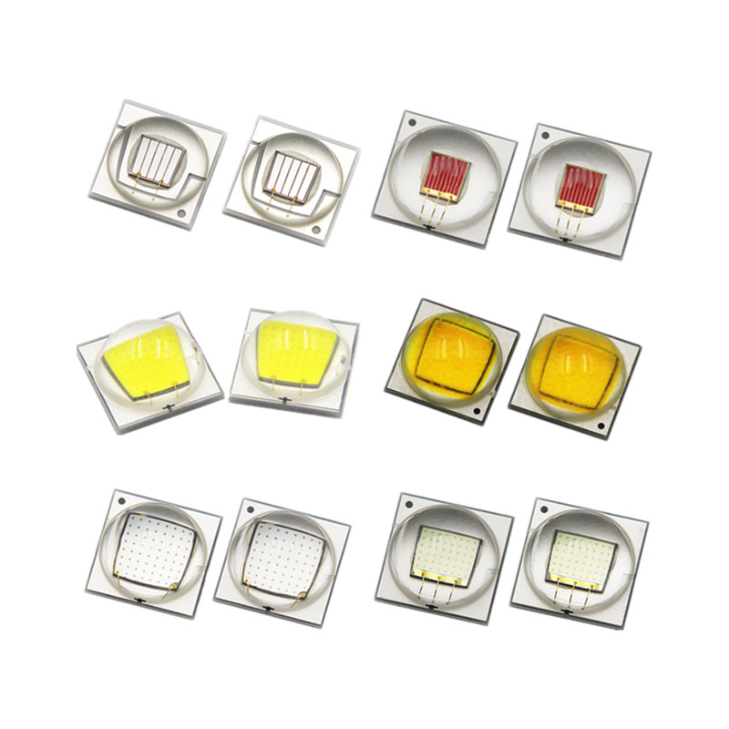 10 個 10 ワット LED SMD 5050 チップ XML2 T6 U2 ハイパワービーズホワイトウォームレッドグリーンブルー UV ダイオードセラミック基板