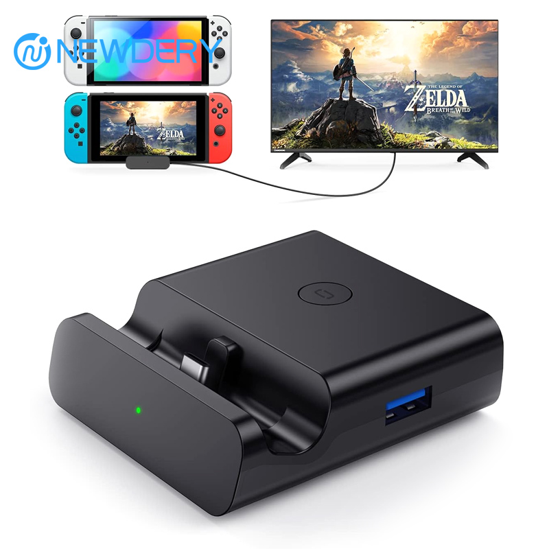 NEWDERY Switch TVドック for Nintendo Switch