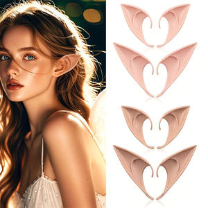 Halloween Costume Elf Ears Props, Latex Costume Elf Masquerade Accessories Wholesale