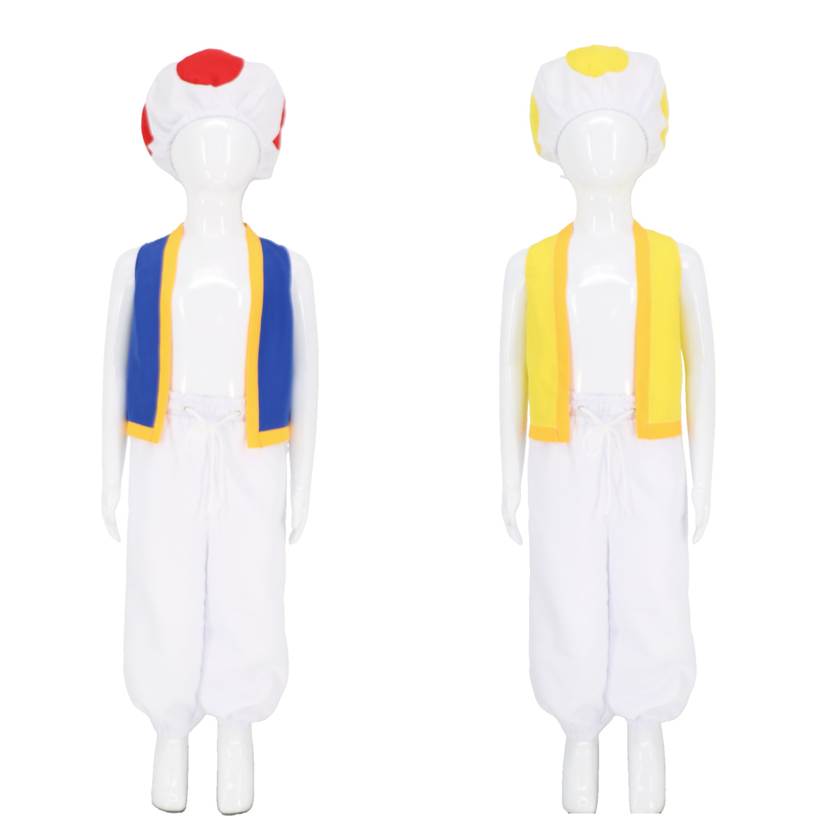 Kinopio ヒキガエルコスプレ衣装キノコ帽子ゲームブラザーズ 2 ファンタジー衣装ハロウィンカーニバルコスプレヒキガエルベストパンツ