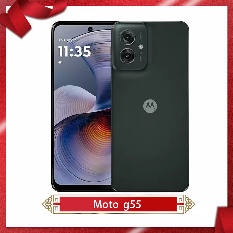 グローバル ROM オリジナル Lenovo Moto G55 5G 携帯電話 MTK Dimensity7025 6.5 インチ LCD 120Hz 2400X1080P 50MP 5000Mah 30 ワット高速充電
