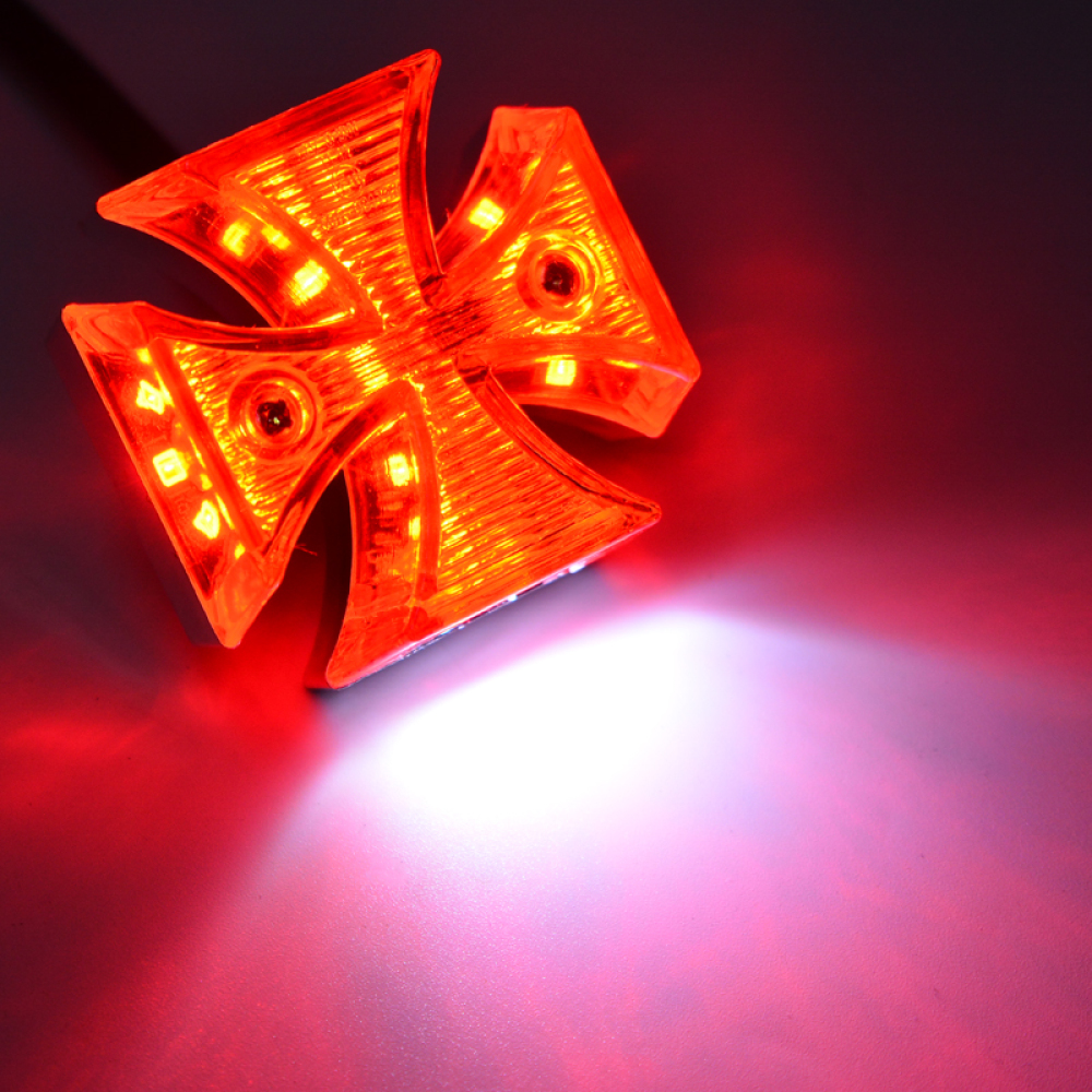 オートバイ統合ランプクロス LED リアテールブレーキライセンスプレートライト DC 12V ダートバイクチョッパークワッド ATV ユニバーサル