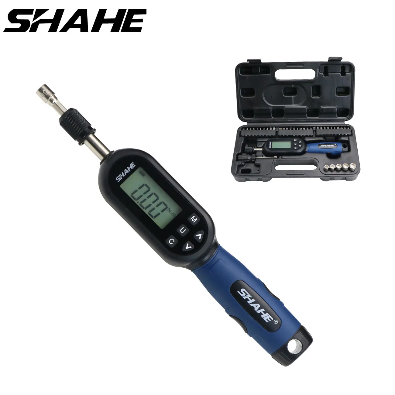 SHAHE 新しいデジタルトルクドライバー調整可能なトルクドライバーレンチ 1/4 インチドライブドライバートルクレンチセット