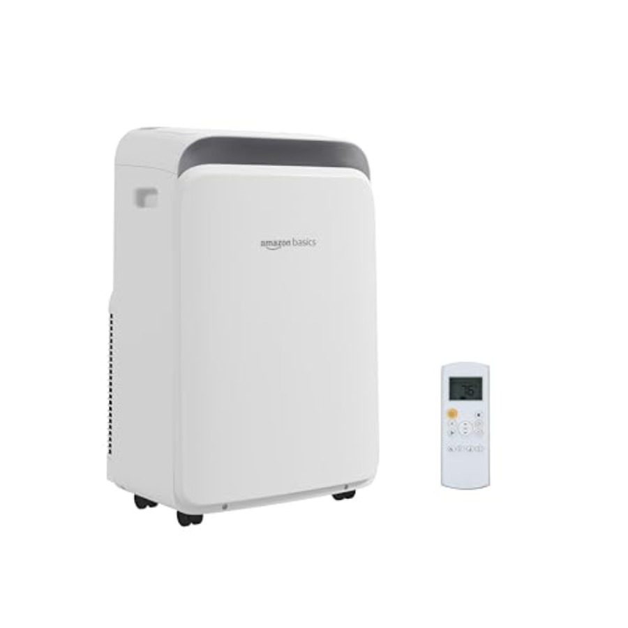 寝室用ポータブルエアコン、白いABSプラスチック、除湿器付き12000 BTU冷却、タイマー、スリープモード、オートスイング