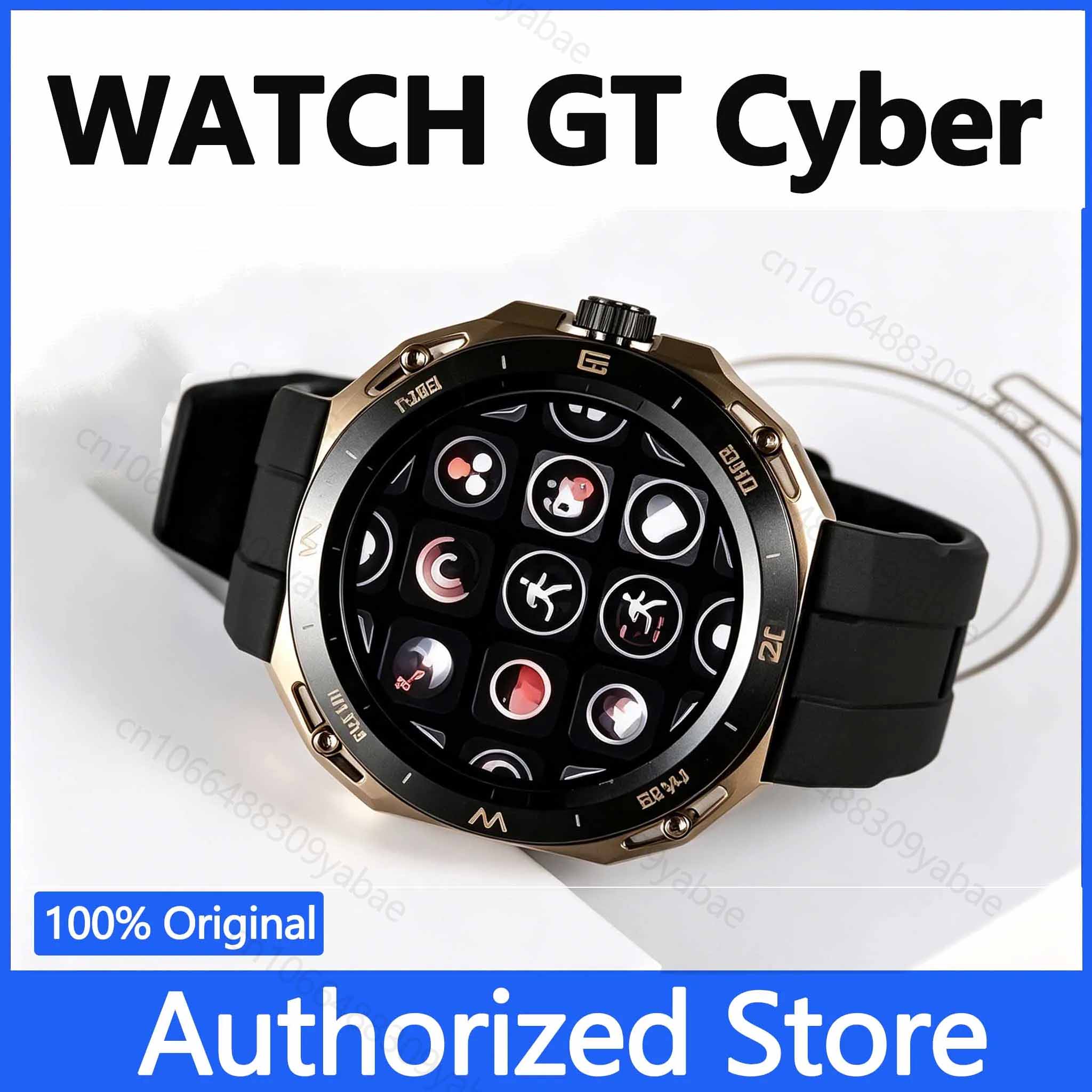 新着 HUAWEI 時計 GT サイバーインテリジェントモーション Bluetooth 通話 GPS 心拍数監視防水男性と女性の腕時計