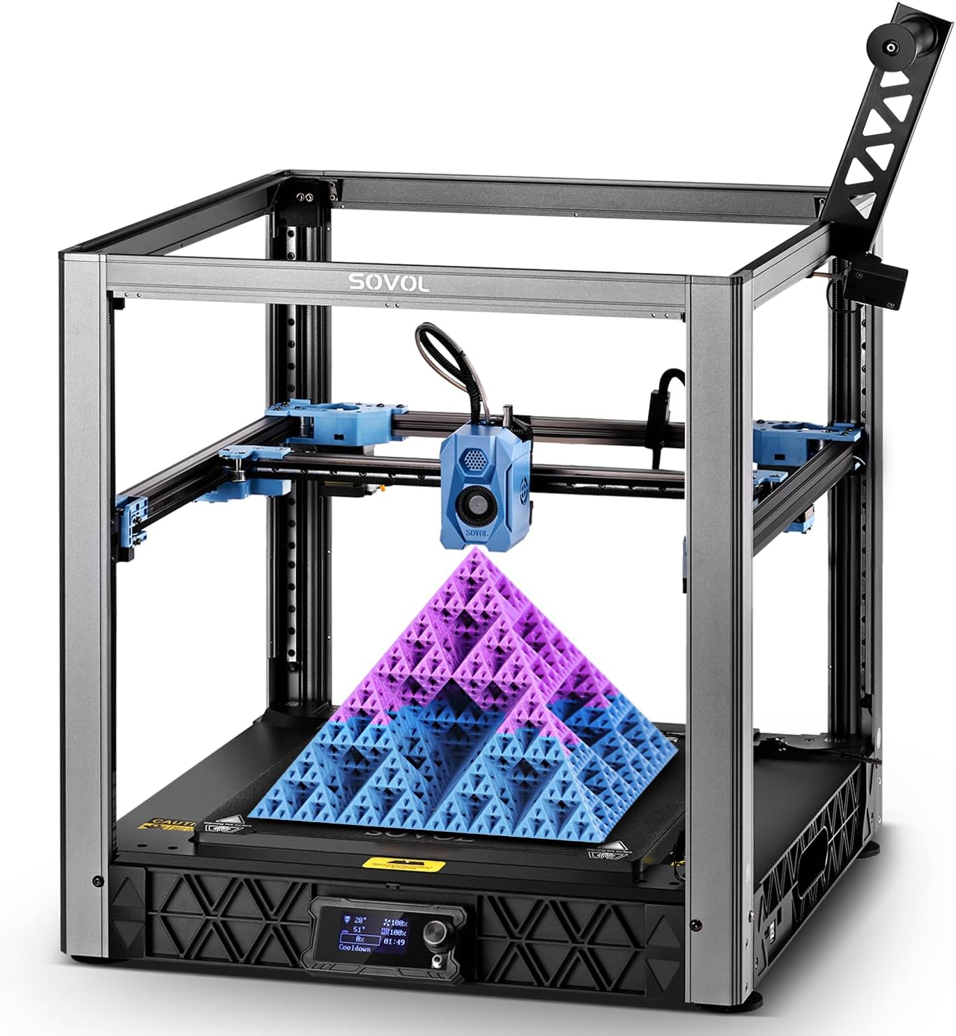 Sovol SV08 Core-XY 3D プリンター オープンソース、最大 700mm/s 300℃ 詰まりのないホットエンドとカメラを備えた高速 3D プリンター