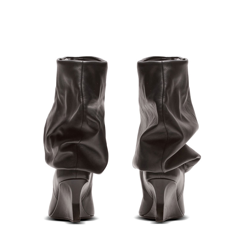 2026 Women's Wedge Heel 7.5 cm High Heels Mid-calf Cool Boots Slant Heel Fashion Show Large Size Spring/Summer Women's Boots