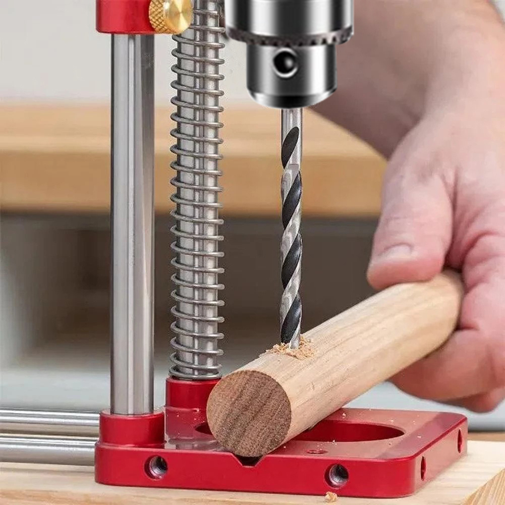 木工ドリルロケーター 調整可能なパンチロケーター 大工掘削テンプレート ドリルガイド器具 DIY パンチャー 木工ツール