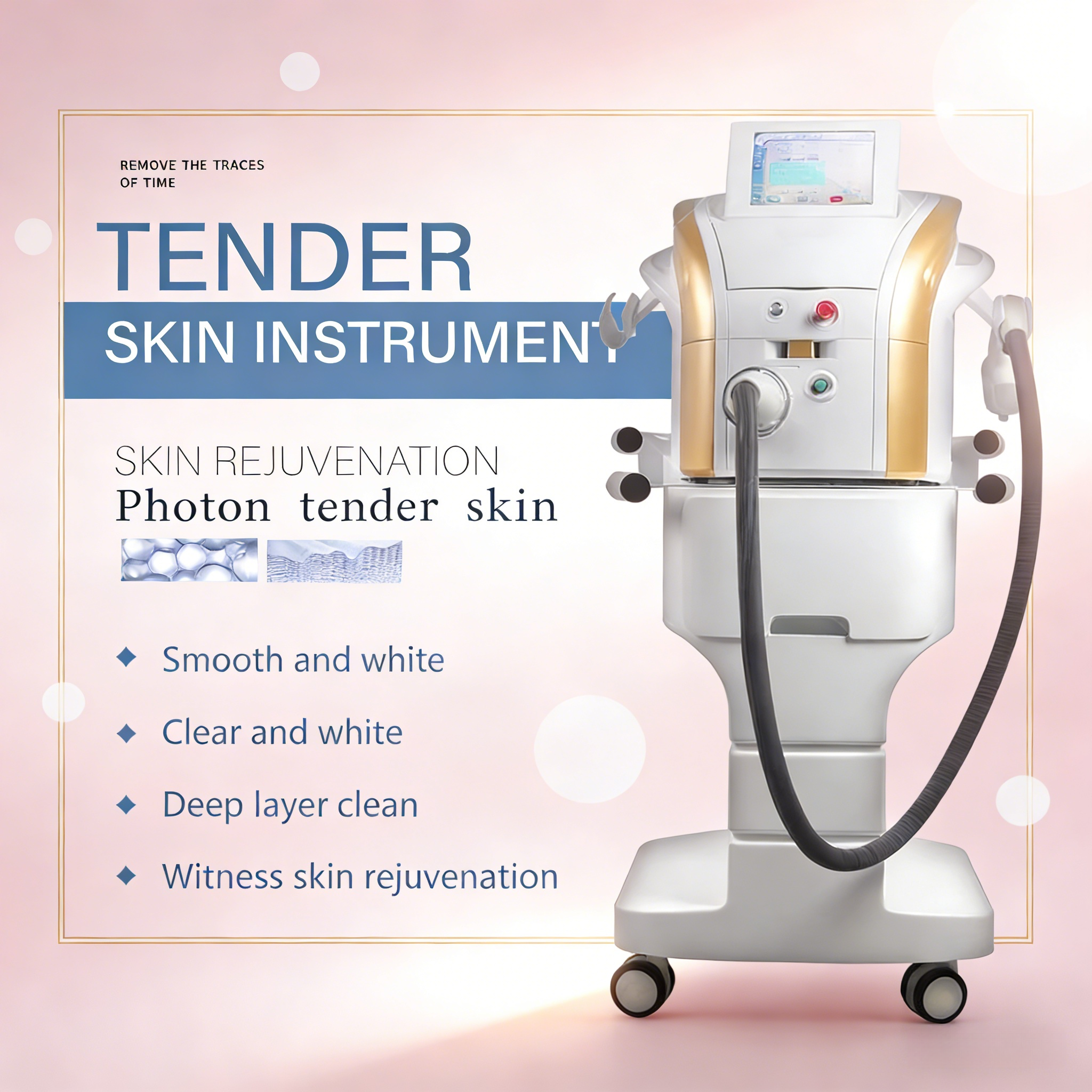 Latest Design M22 Multifunctional Beauty Machine IPL OPT Hair Removal Skin Whitening Acne VascularTherapy Device