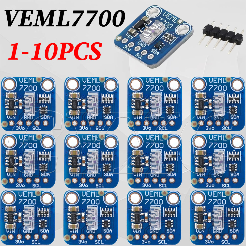1-10 個 VEML7700 周囲光センサーモジュール 120k ルクス測光センサーボード 3.3V 5V I2C IIC インターフェイス VEML7700