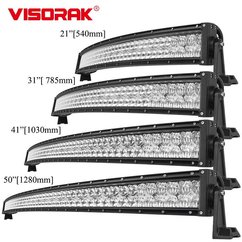 5D ストレート湾曲 LED ワークライトバー車のトラック LED スポット照明トラクタードライビングランプ 4x4 オフロード SUV ATV UTV 照明用