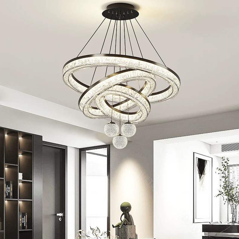現代の家の装飾 LED ライトペンダントライトランプリビングルーム用ダイニングルーム用シャンデリア吊り下げライト屋内照明
