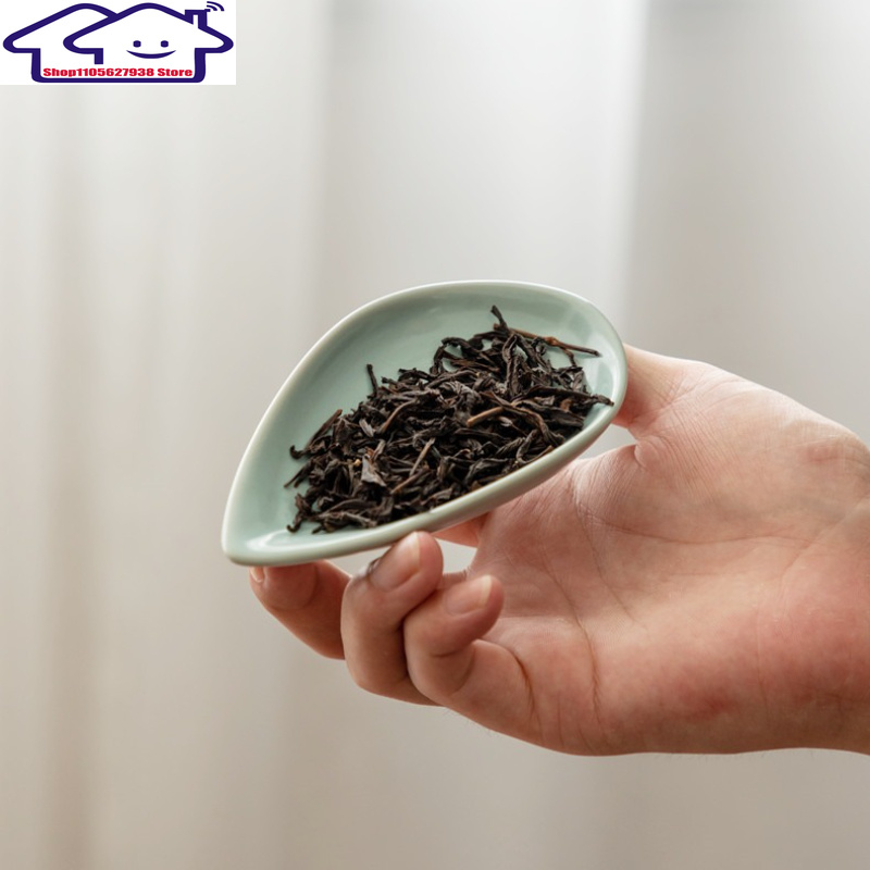 白翡翠磁器茶セラミック茶蓮白カンフー茶セット茶道アクセサリーティースプーン茶セット