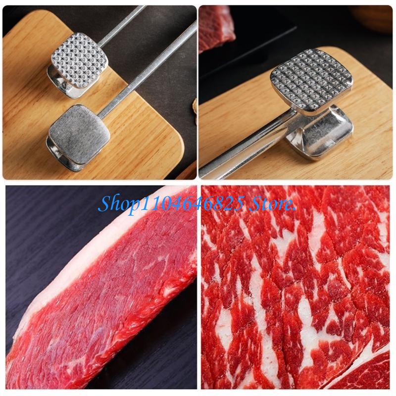 プロのテンダライザーハンマーマレットツールを叩くための牛肉ステーキ鶏肉豚肉アルミハンマーキッチンツール