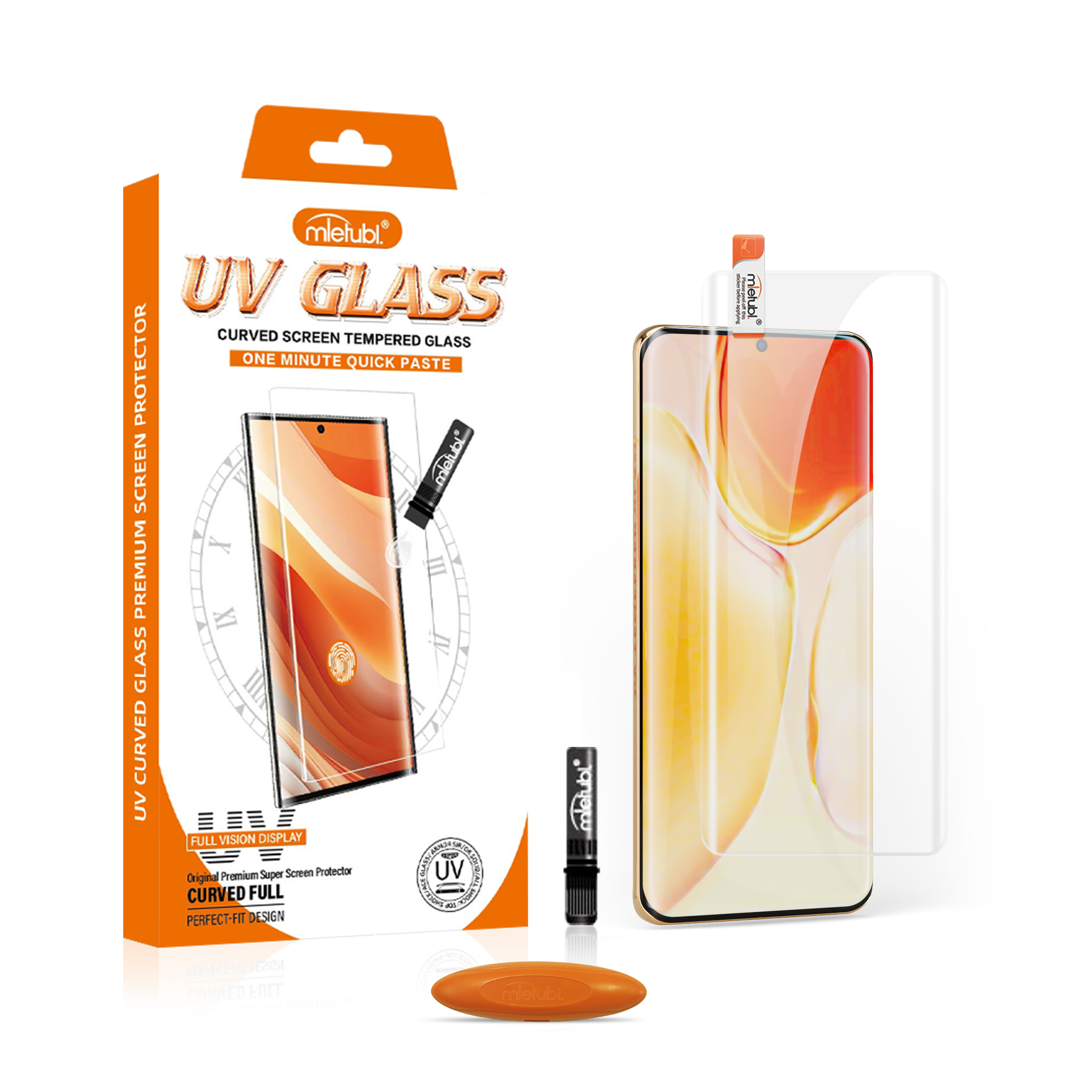 在庫あり UV 3D 曲面強化ガラス液体フルスクリーン UV ガラススクリーンプロテクター REALME 15/15 Pro 用