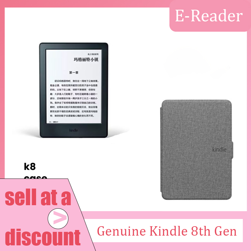 純正 Kindle 第 8 世代 — 6 インチ タッチスクリーン WiFi 電子書籍リーダー | 中古品、新品同様
