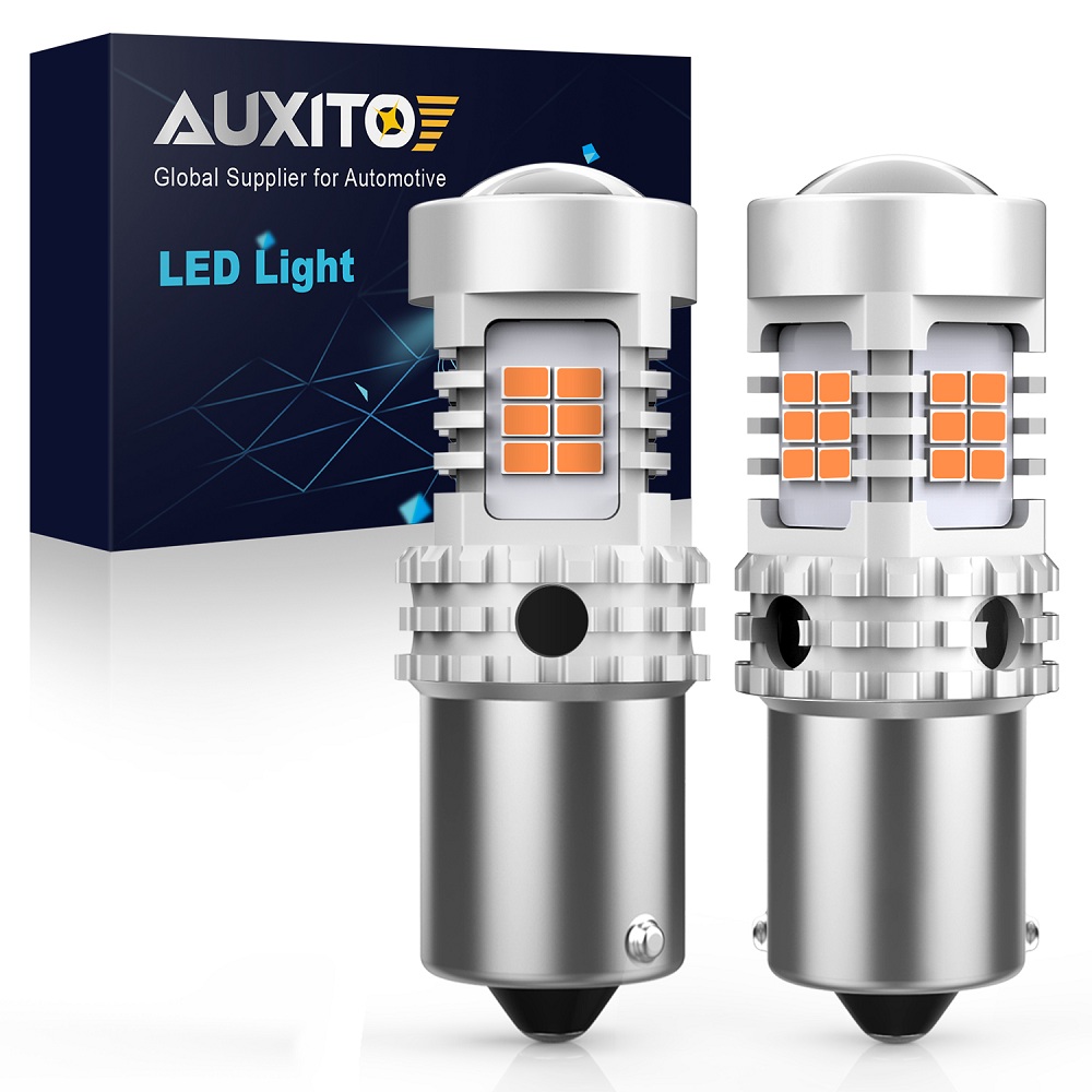 AUXITO 2x 1156 BAU15S PY21W LED Canbus ハイパーフラッシュなし BA15S P21W LED 電球 T20 W21W 7740 LED ランプ電球車のターンシグナルライト 12V
