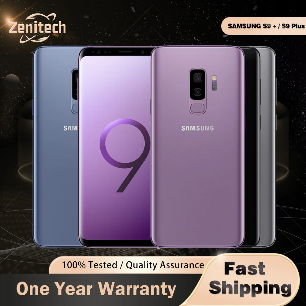 Samsung Galaxy S9 S9 Plus デュオ G9650 デュアル Sim オリジナル 6.2" 6GB RAM 64/128/256GB ROM Snapdragon NFC 4G LTE galaxy s9 plus
