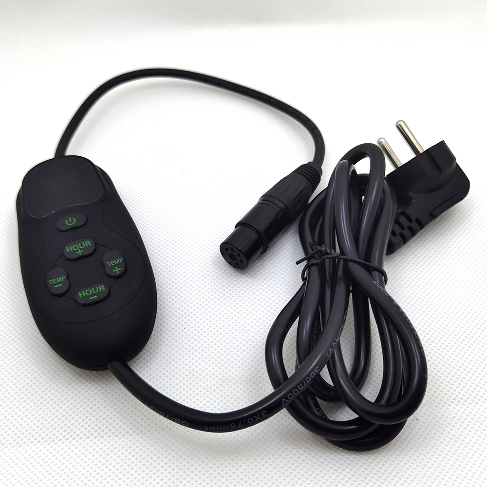 電気デジタル PID コントローラー 5 ピン XLR オスプラグヒーターコイル温度コントローラー付き