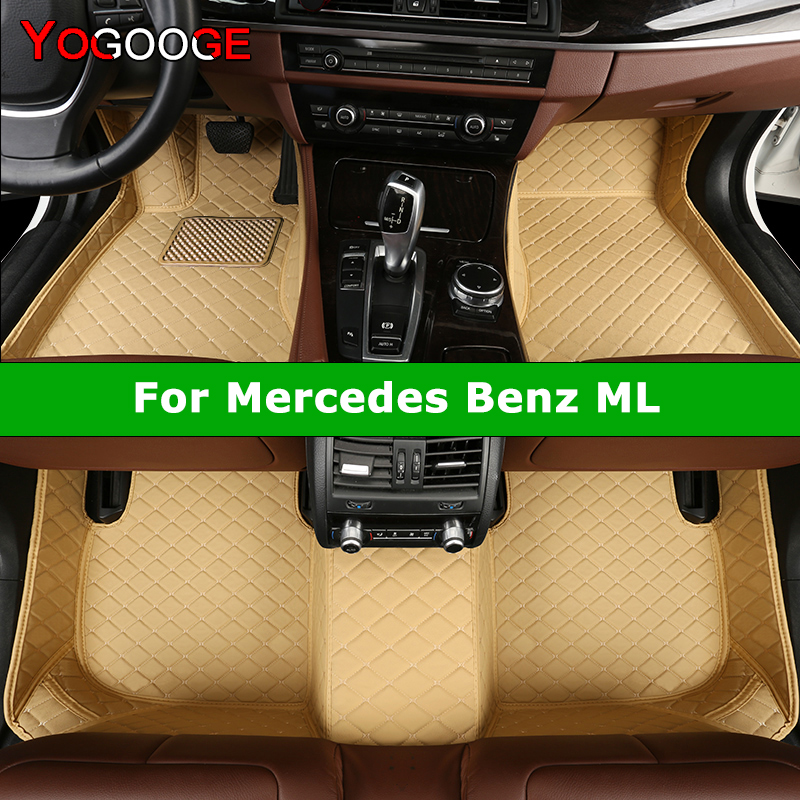 YOGOOGE カスタム車のフロアマットメルセデスベンツ ML W164 W166 自動車カーペットフットコシェ Accessorie