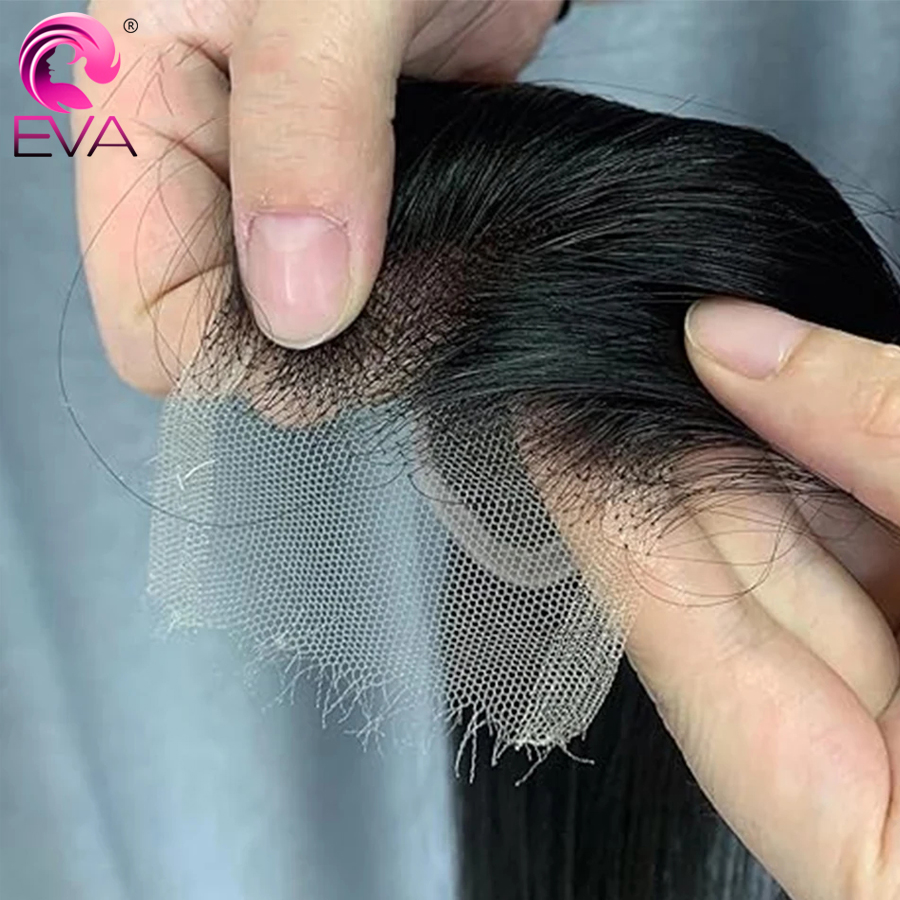 Eva ヘア 2x6 HD レース閉鎖ベトナムヘアボディウェーブ閉鎖 100% 人毛ストレートリアル HD レース前頭閉鎖レミーヘア